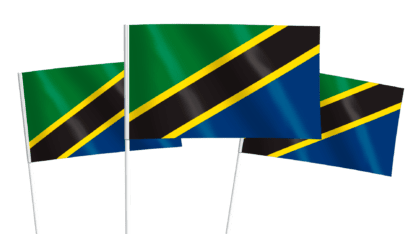 Tanzania Handwaving Flags