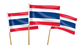 Thailand Handwaving Flags