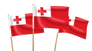 Tonga Handwaving Flags