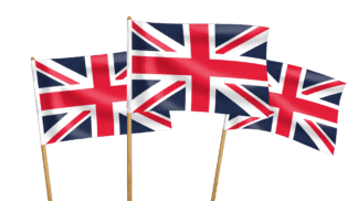 United Kingdom Handwaving Flags