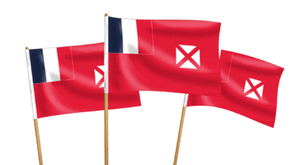 Wallis and Futuna Handwaving Flags
