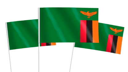 Zambia Handwaving Flags
