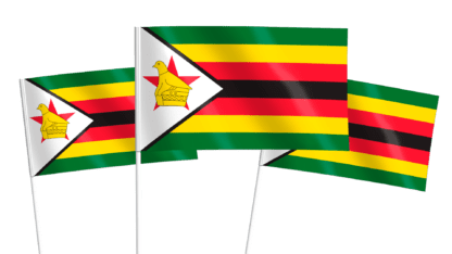 Zimbabwe Handwaving Flags