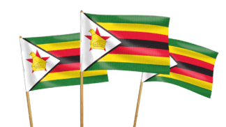 Zimbabwe Handwaving Flags