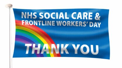 NHS Social Care & Frontline Workers Day Flag