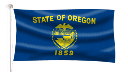 Oregon Flag (Double Sided)