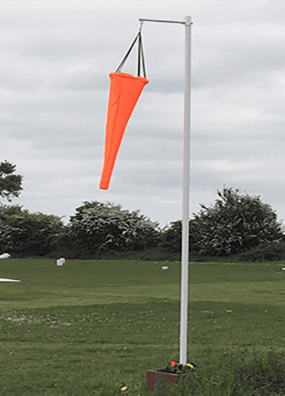 Windsock Pole & Rotating Swivel Arm