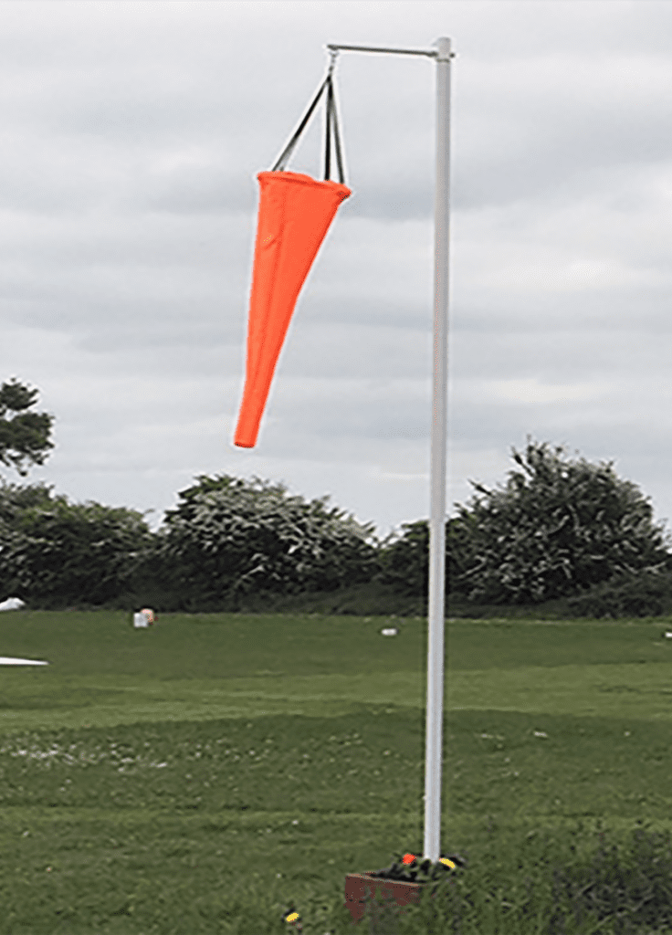 Windsock Pole & Rotating Swivel Arm - Hampshire Flag Company
