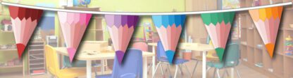 Coloured Pencils Bunting