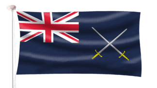 Blue Merchant Navy Flag