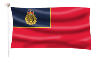 Canadian Mounted Police Flag