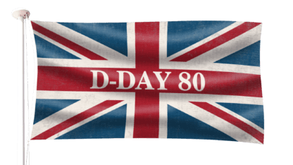 D-Day 80 Flag