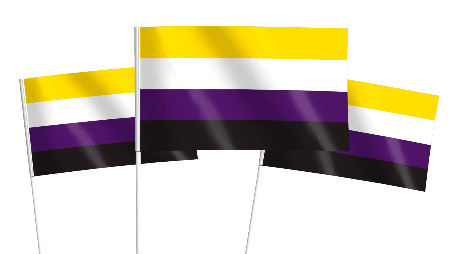Non Binary Pride Handwaving Flags Hampshire Flag Company