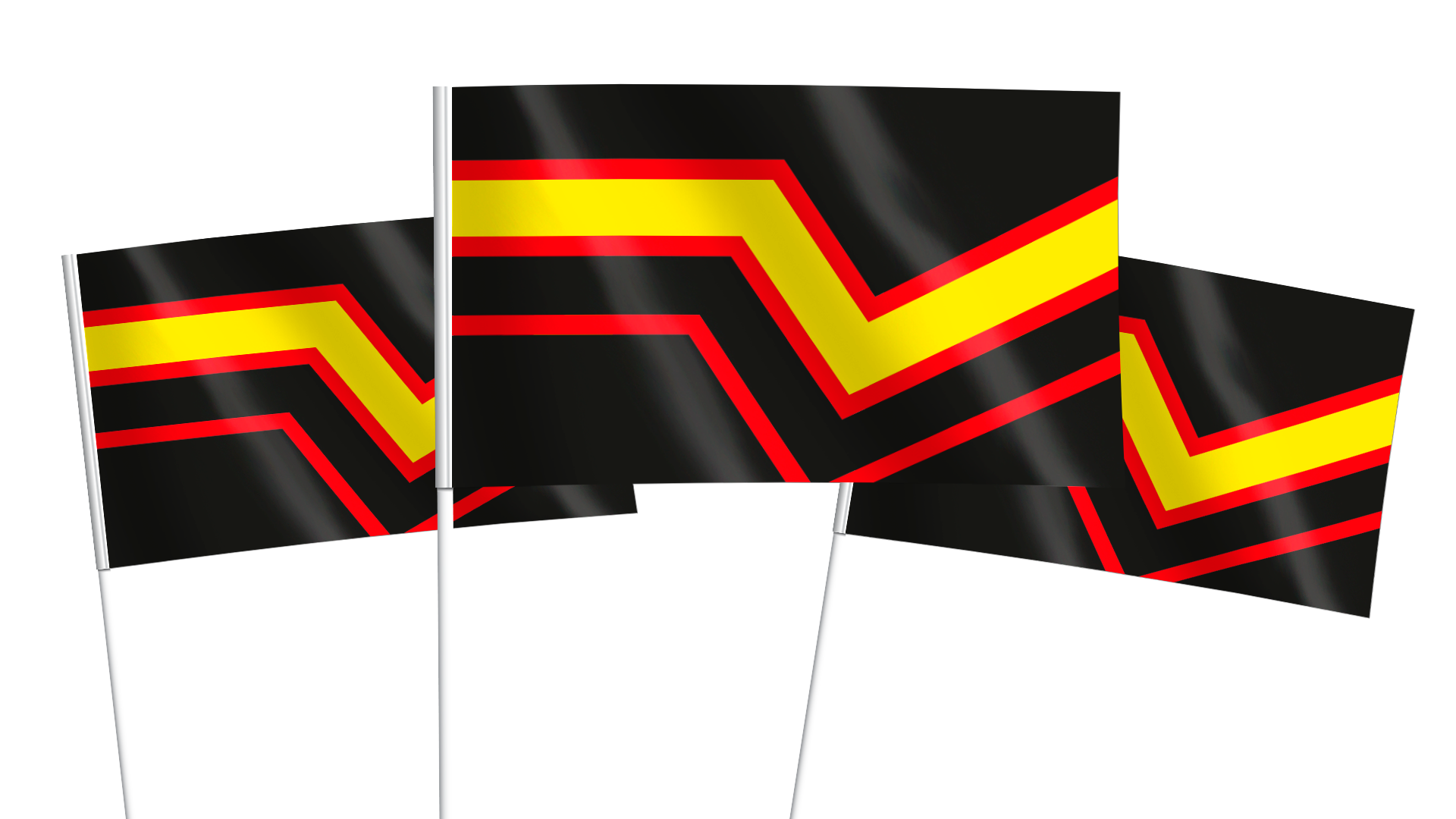 Rubber Pride Handwaving Flags - Hampshire Flag Company